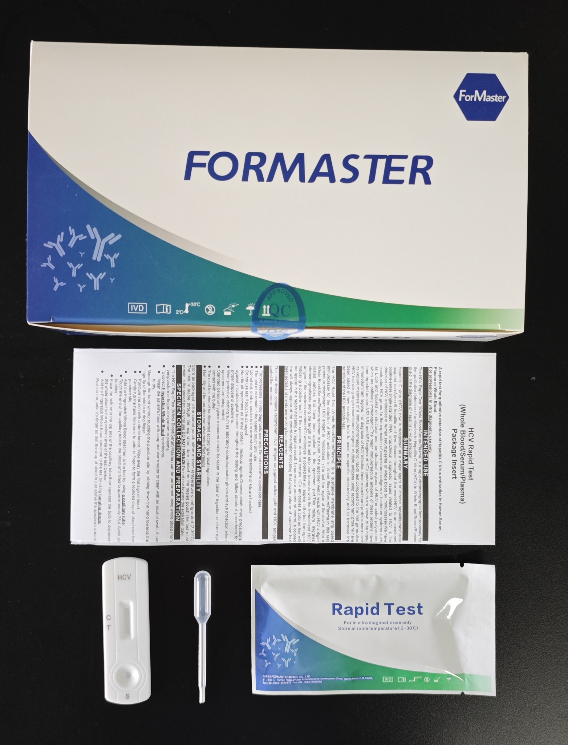 HCV Rapid Test (Whole Blood/Serum/Plasma)