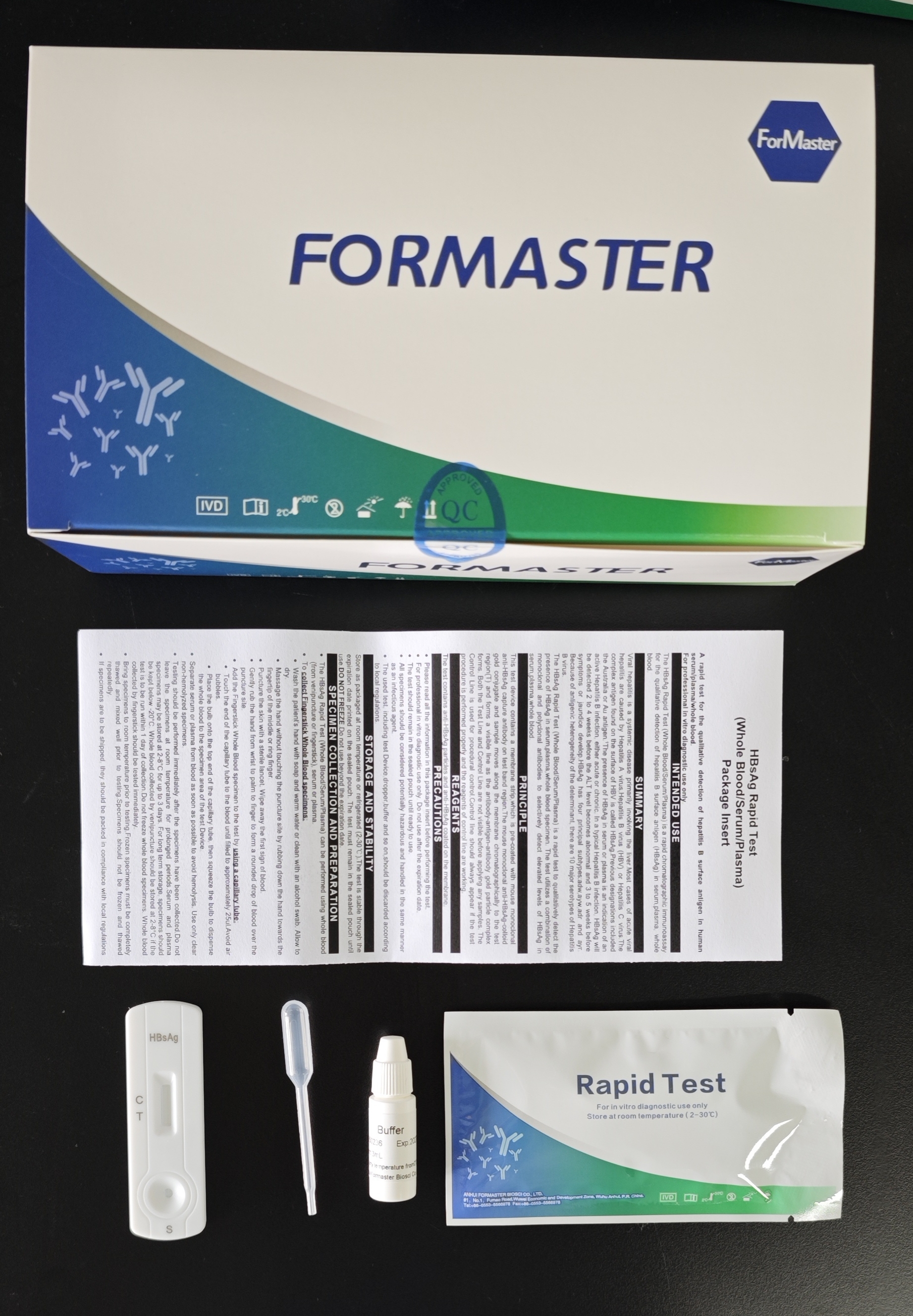 HBsAg Rapid Test (Whole Blood/Serum/Plasma)