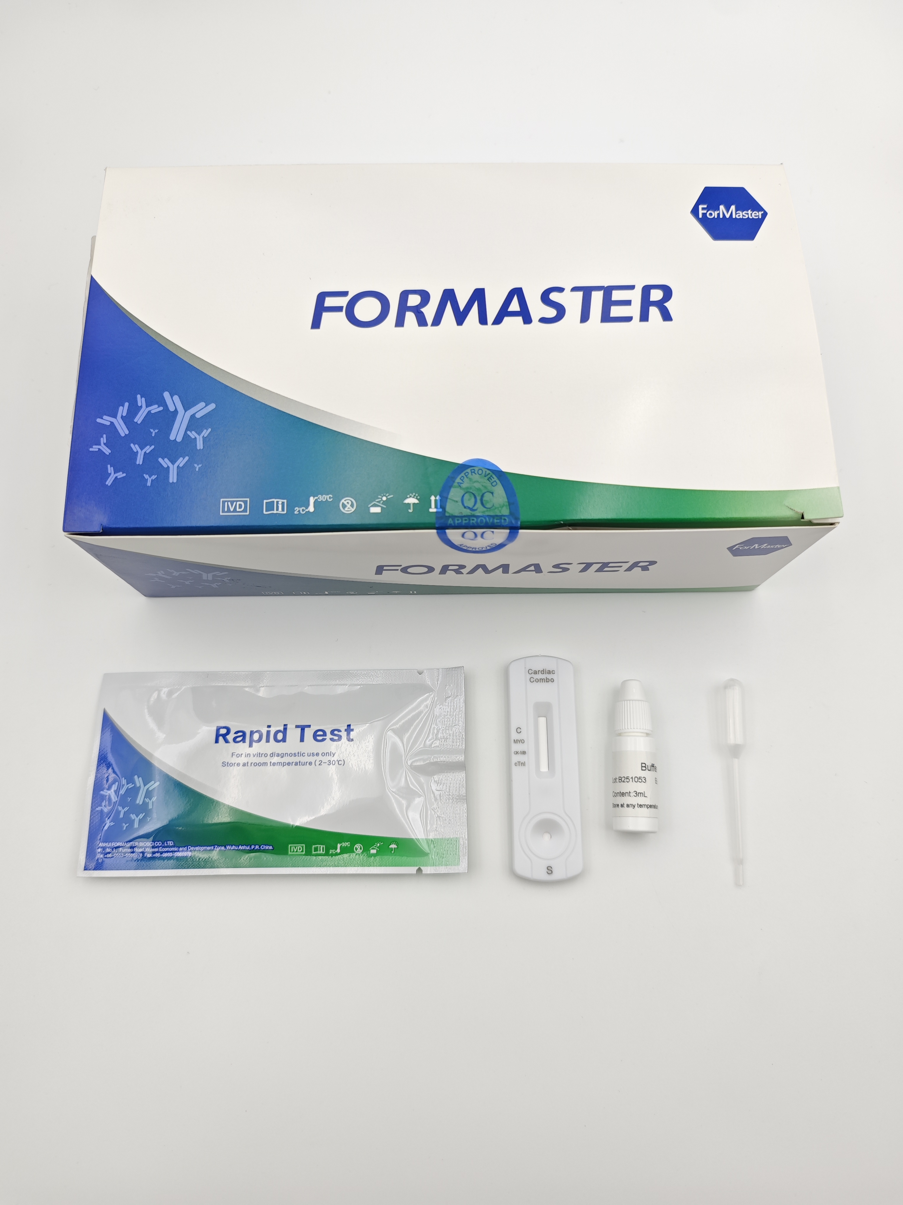 Myoglobin/CK-MB/Troponin I Combo Rapid Test