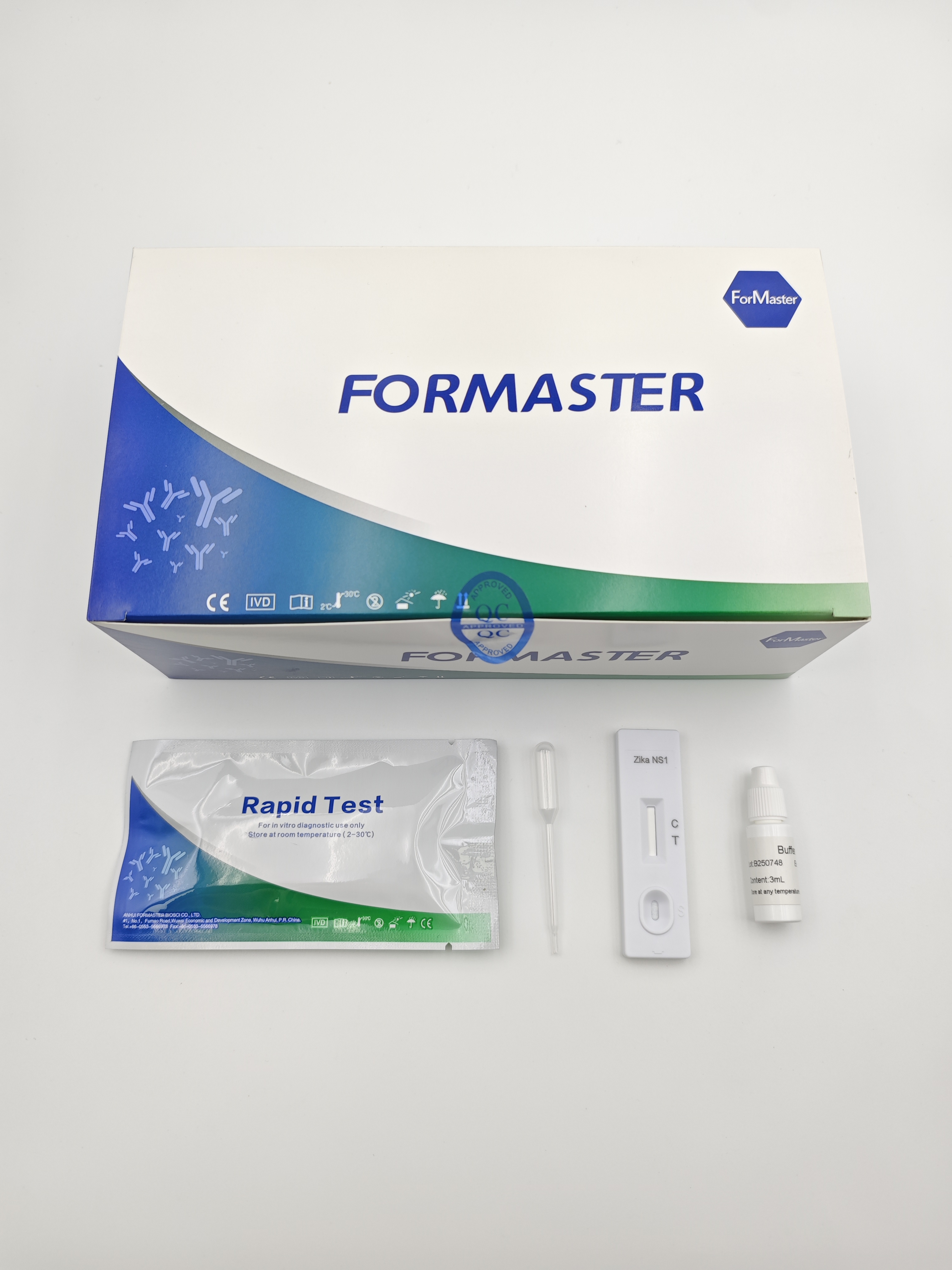 Zika NS1 Rapid Test (Whole Blood/Serum/Plasma)