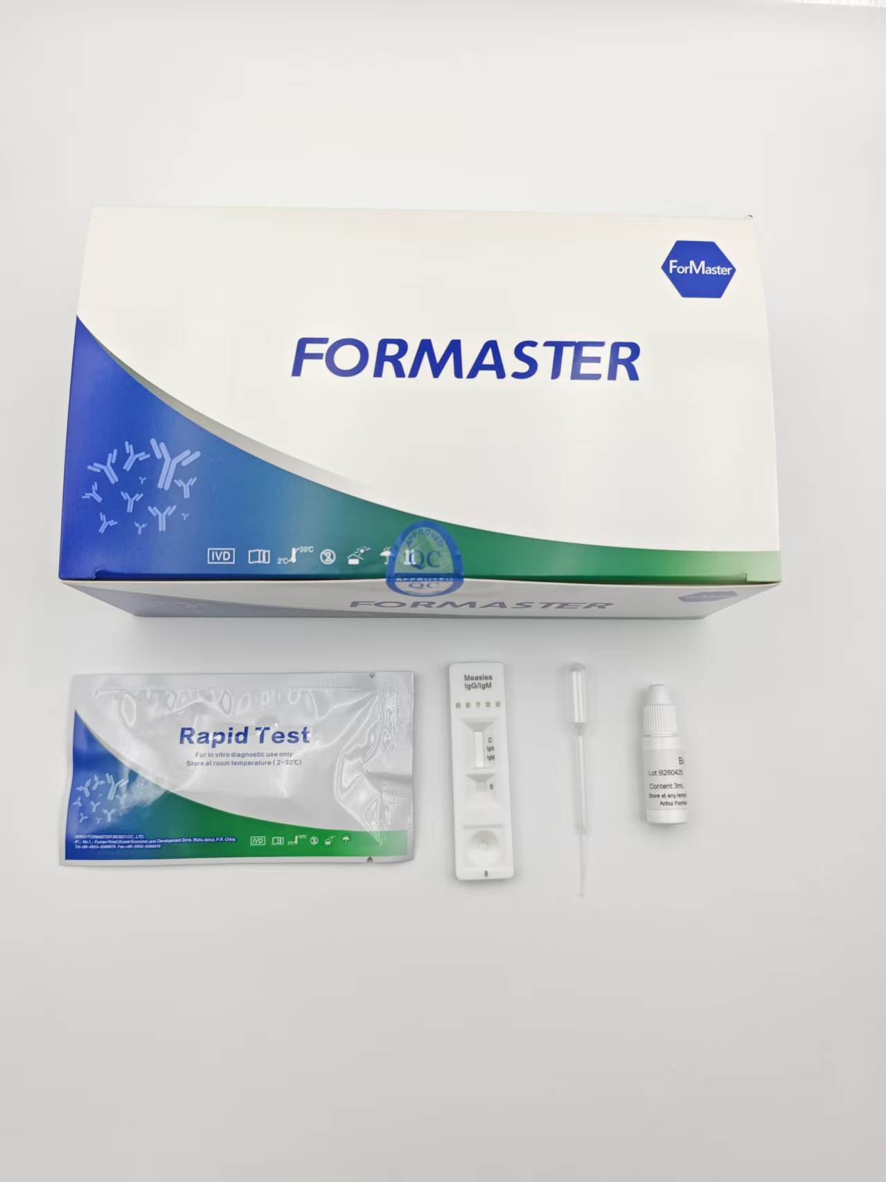 Measles IgG/IgM Rapid Test (Whole Blood/Serum/Plasma)