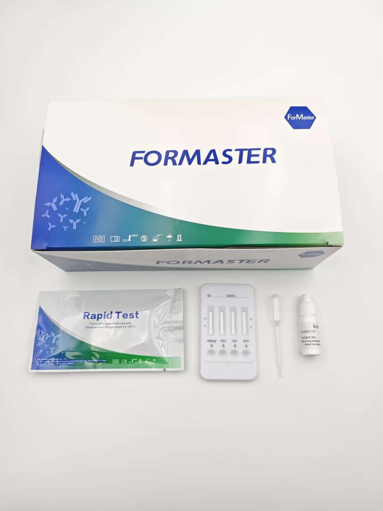 HBsAg /HCV /HIV /Syphilis Combo Rapid Test