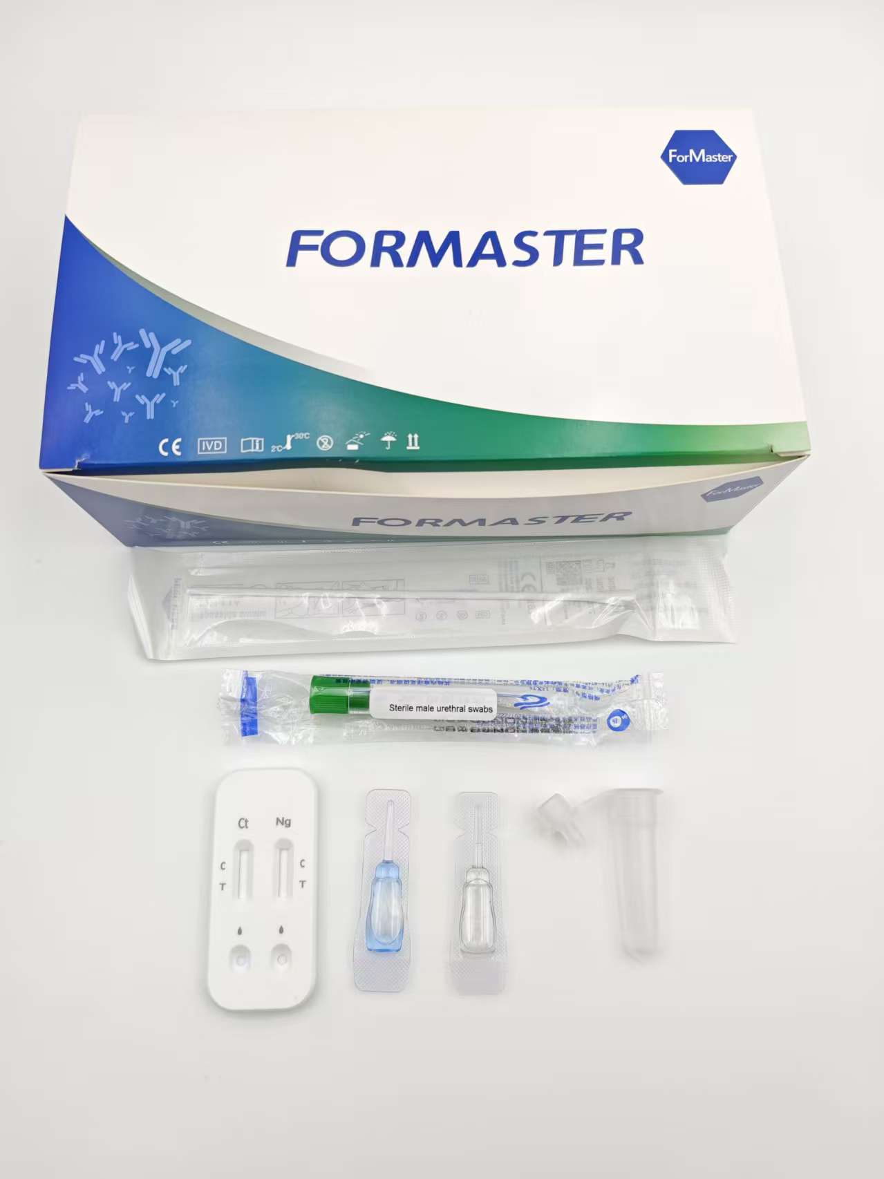 Gonorrhea and Chlamydia Combo Rapid Test (Swab)