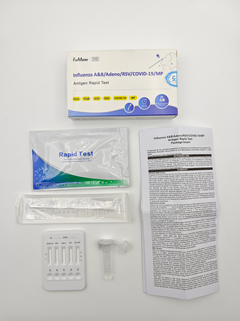 Influenza A&B/Adeno/RSV/COVID-19/MP Antigen Rapid Test-HOME USE