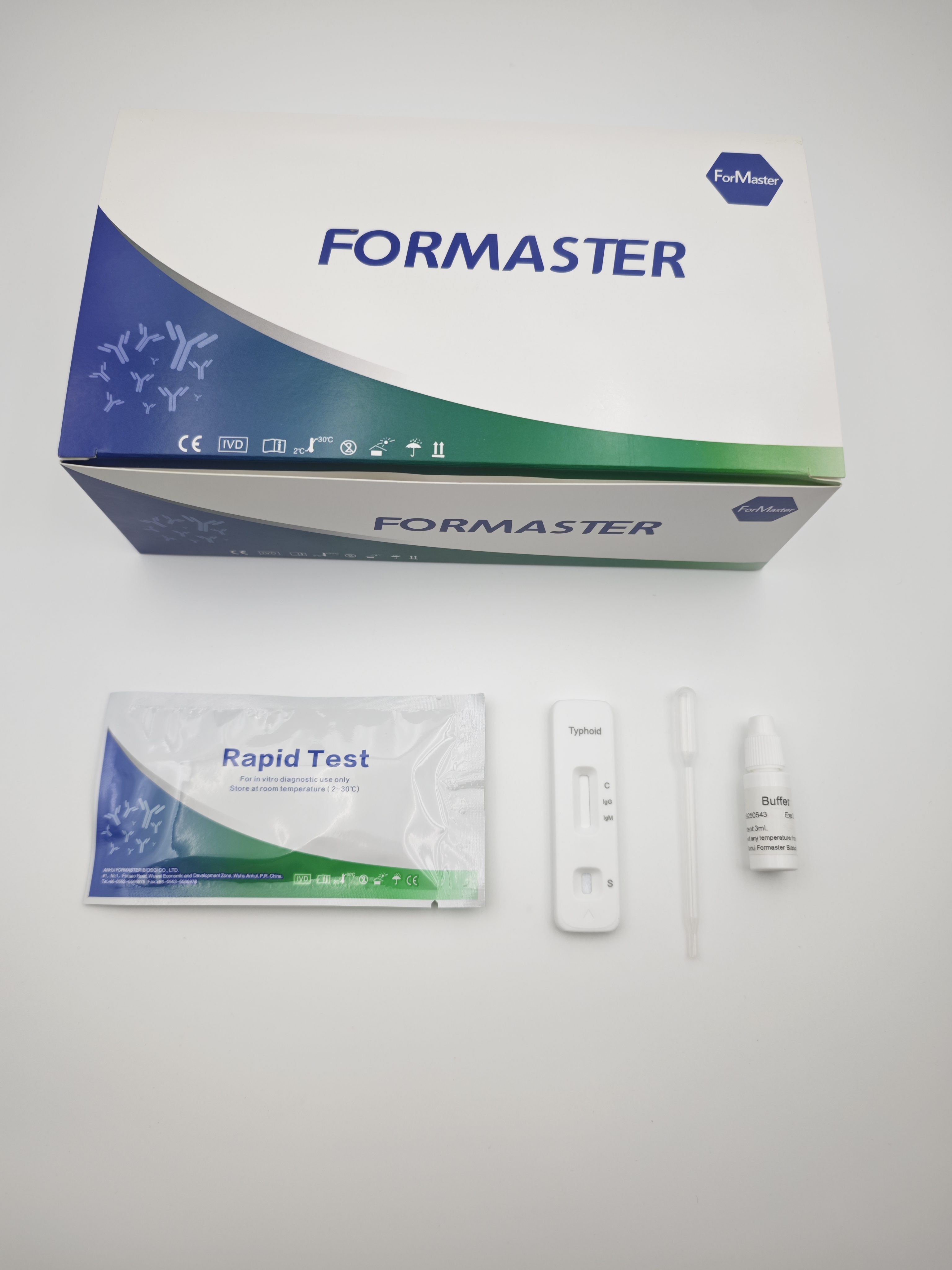 Typhoid Rapid Test Cassette